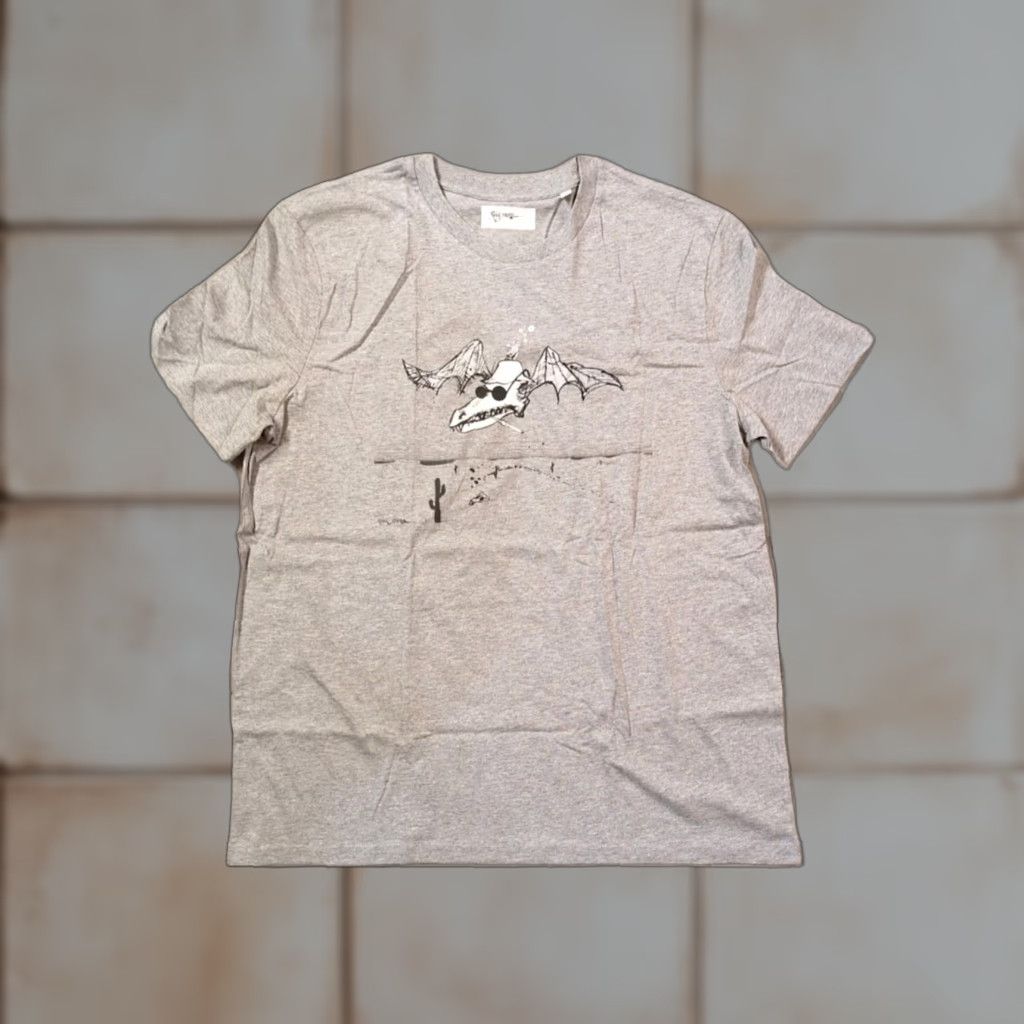 Hunter VINTAGE Fear and Loathing in Las Vegas t shirt mens XL Gray Ralph Steadman Hunter S. Size US XL / EU 56 / 4 - 1 Thumbnail