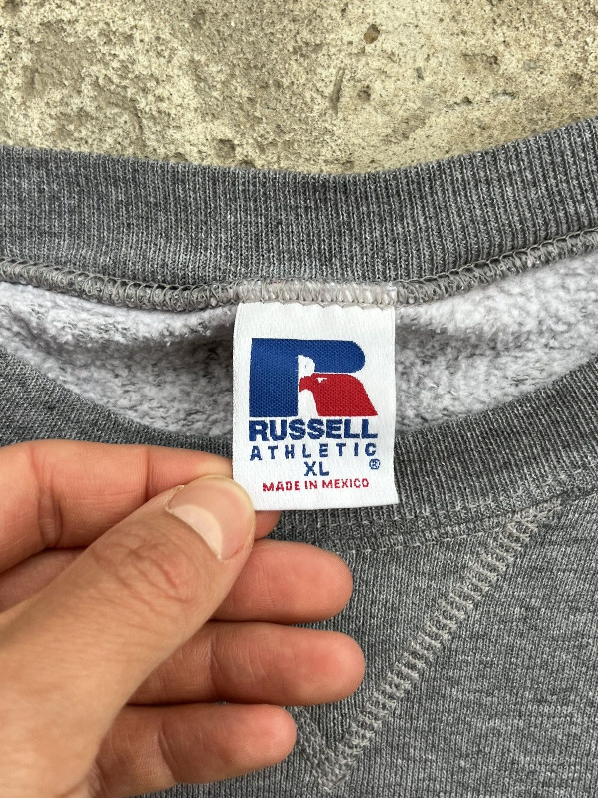 Russell Athletic 90’s Russell Athletic Vintage Boxy Baggy Oversize Sweatshirt Size US XL / EU 56 / 4 - 3 Thumbnail