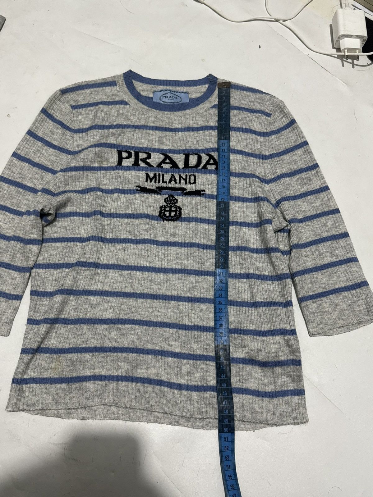 Prada Prada Stripe Top Knit Size S / US 4 / IT 40 - 6 Thumbnail