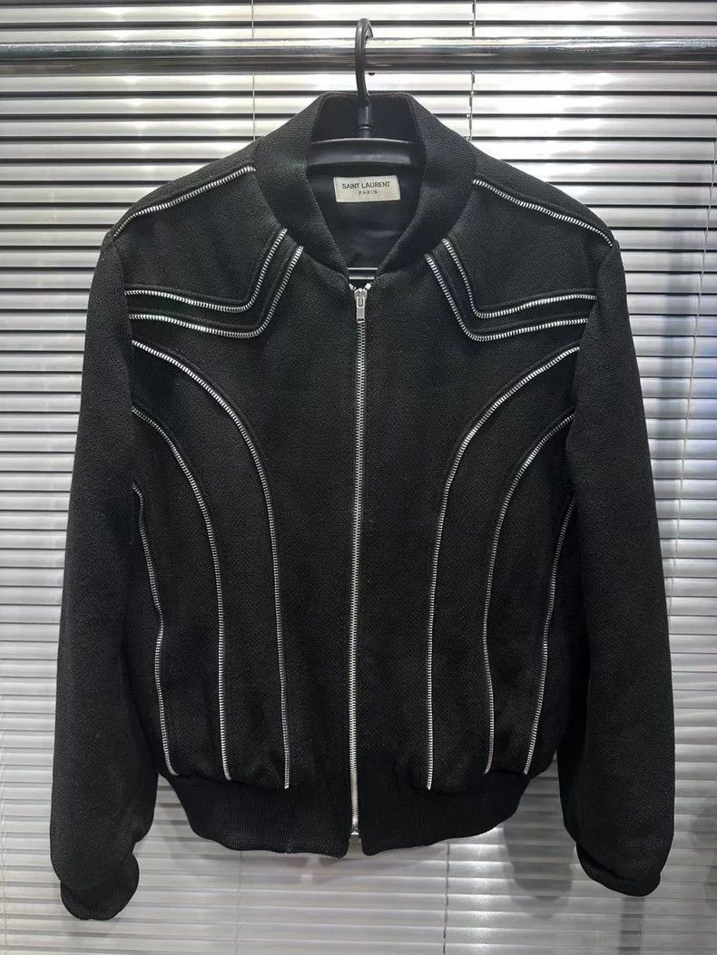 Other black zippers bomber jacket by Saint Laurent-2507 Size US L / EU 52-54 / 3 - 3 Thumbnail