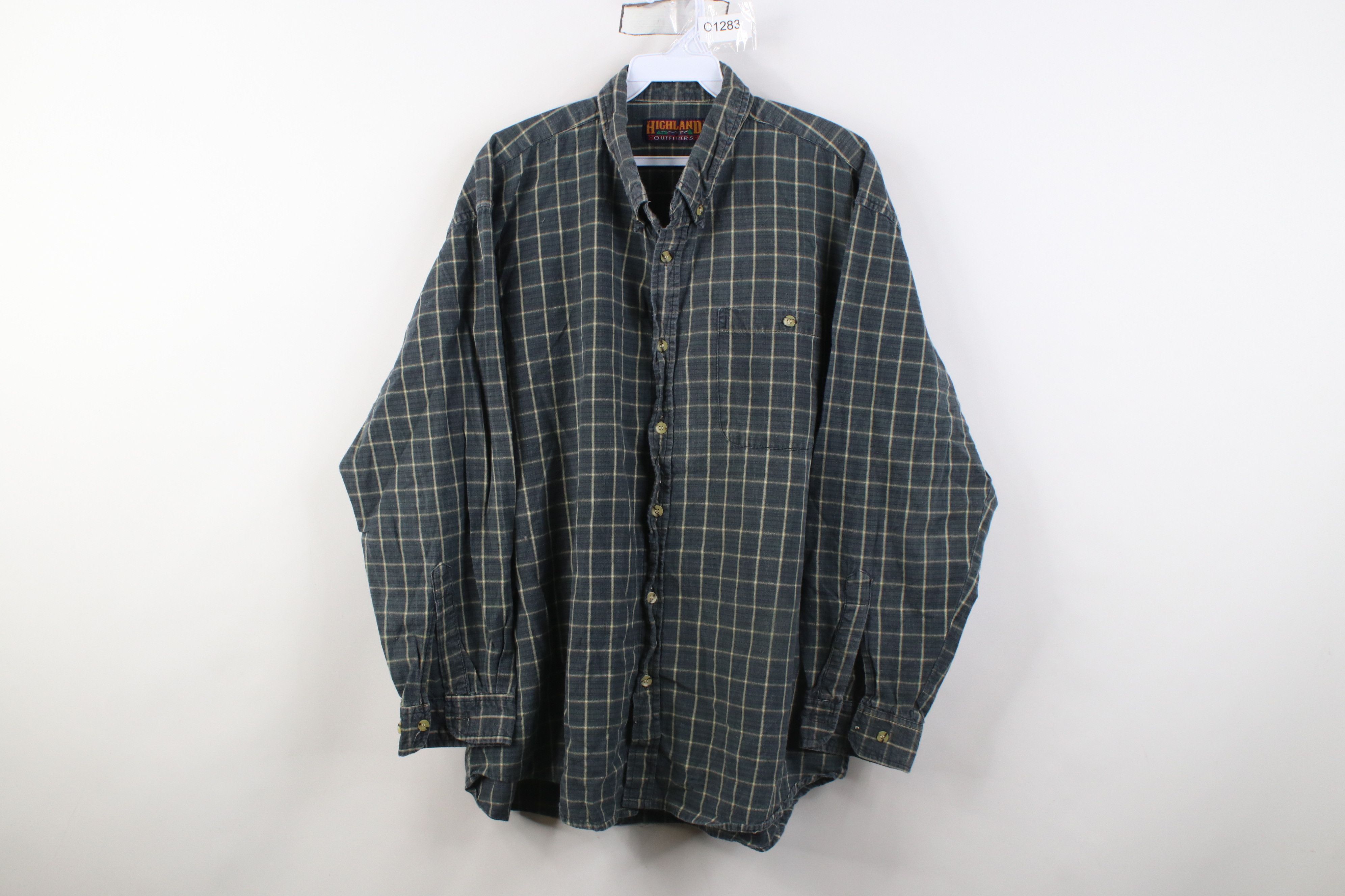 Vintage Vintage 90s Streetwear Collared Button Down Shirt Plaid Size US XL / EU 56 / 4 - 1 Thumbnail