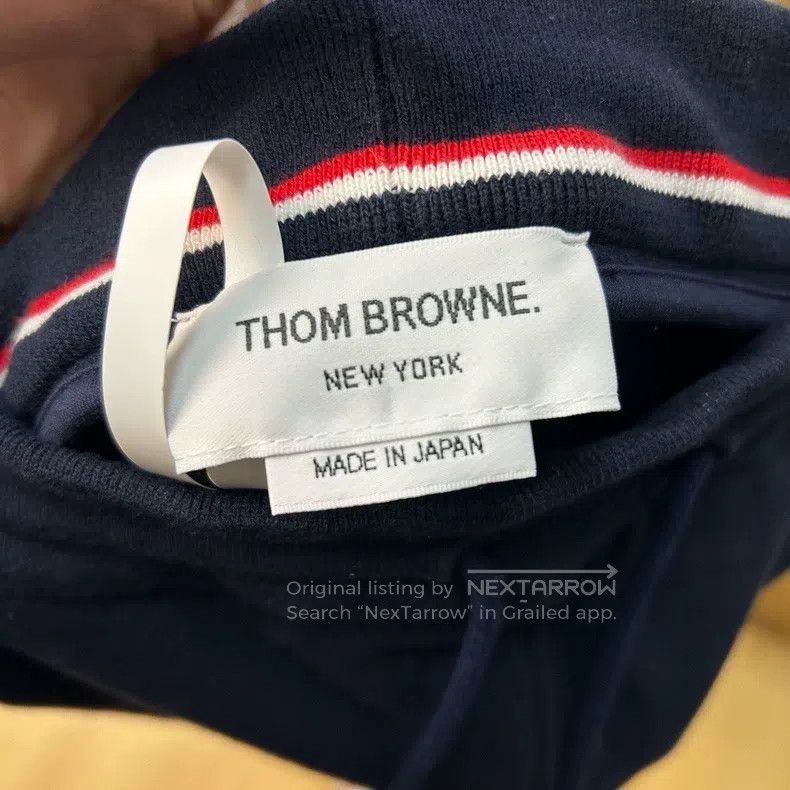 Thom Browne Thom Browne size 1 Dark Blue Classic Striped Cotton Shorts Size US 30 / EU 46 - 4 Thumbnail