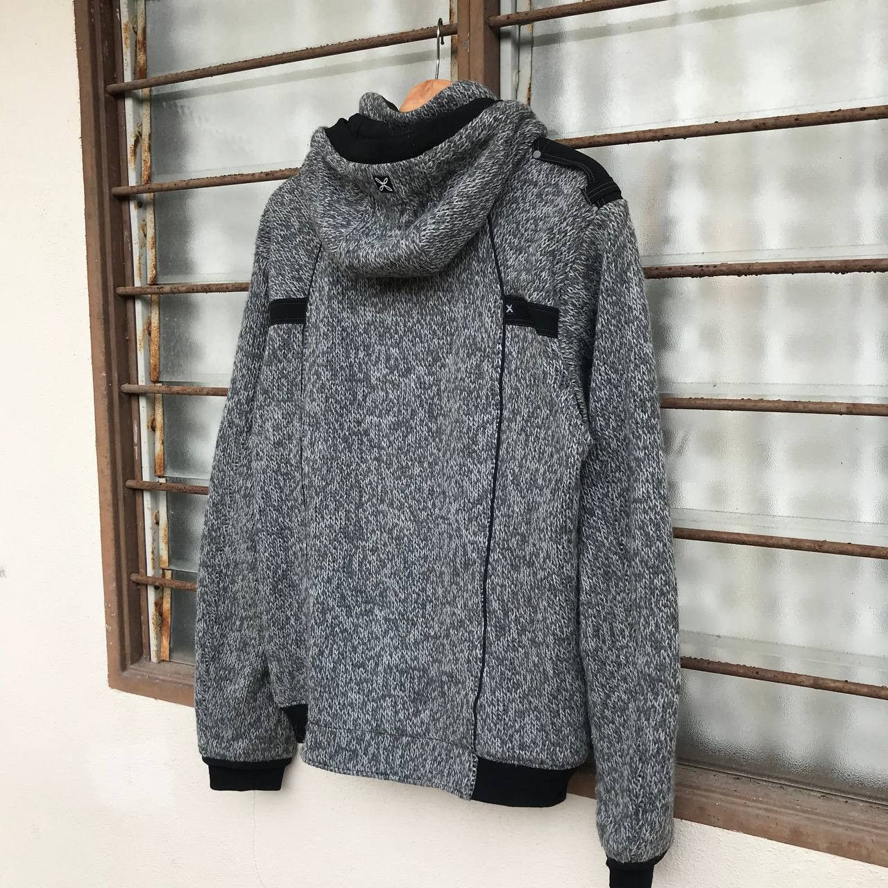 Arc'teryx × Japanese Brand × Patagonia MONTURA REMIX BIKER KNIT JACKET OUTDOOR JUMPER HOODIE Size US L / EU 52-54 / 3 - 13 Thumbnail