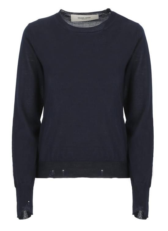 Golden Goose GOLDEN GOOSE Women Sweater GWP00952 P000665 50501 GOLDEN Blue Size L / US 10 / IT 46 - 1 Thumbnail
