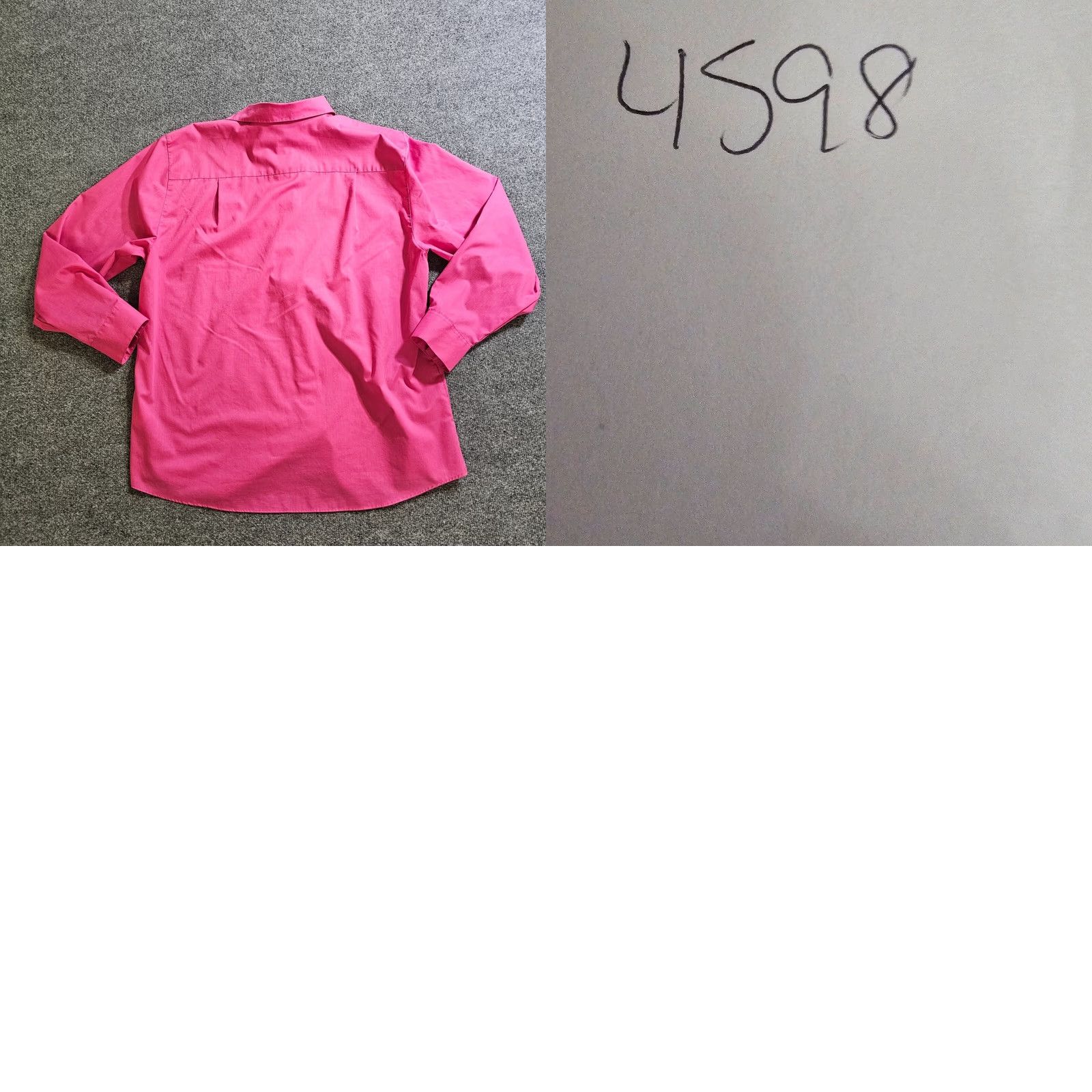 Vintage Foxcroft Top Shirt Womens 18 Pink Long Sleeve Button Wrinkle Free Career Basic XS? Size XXL / US 16-18 / IT 52-54 - 8 Thumbnail