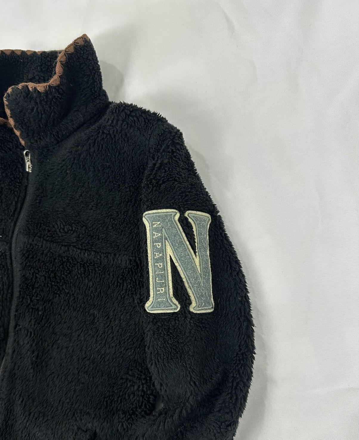 Napapijri Vintage Women’s Napapijri Sherpa Fleece Made In Italy Size S Size S / US 4 / IT 40 - 3 Thumbnail