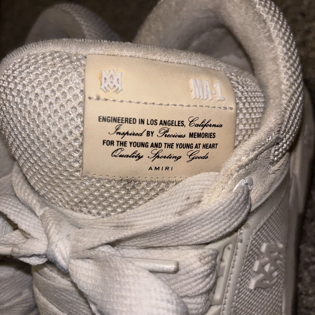 Amiri Amiri MA-1 White/Cream Size US 11 / EU 44 - 2 Thumbnail
