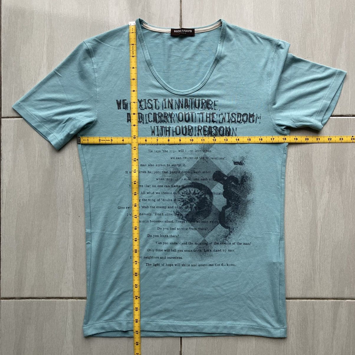 Japanese Brand × Vintage Japanese Brand Classic Poem Tshirt Archival Archive Size US S / EU 44-46 / 1 - 18 Thumbnail