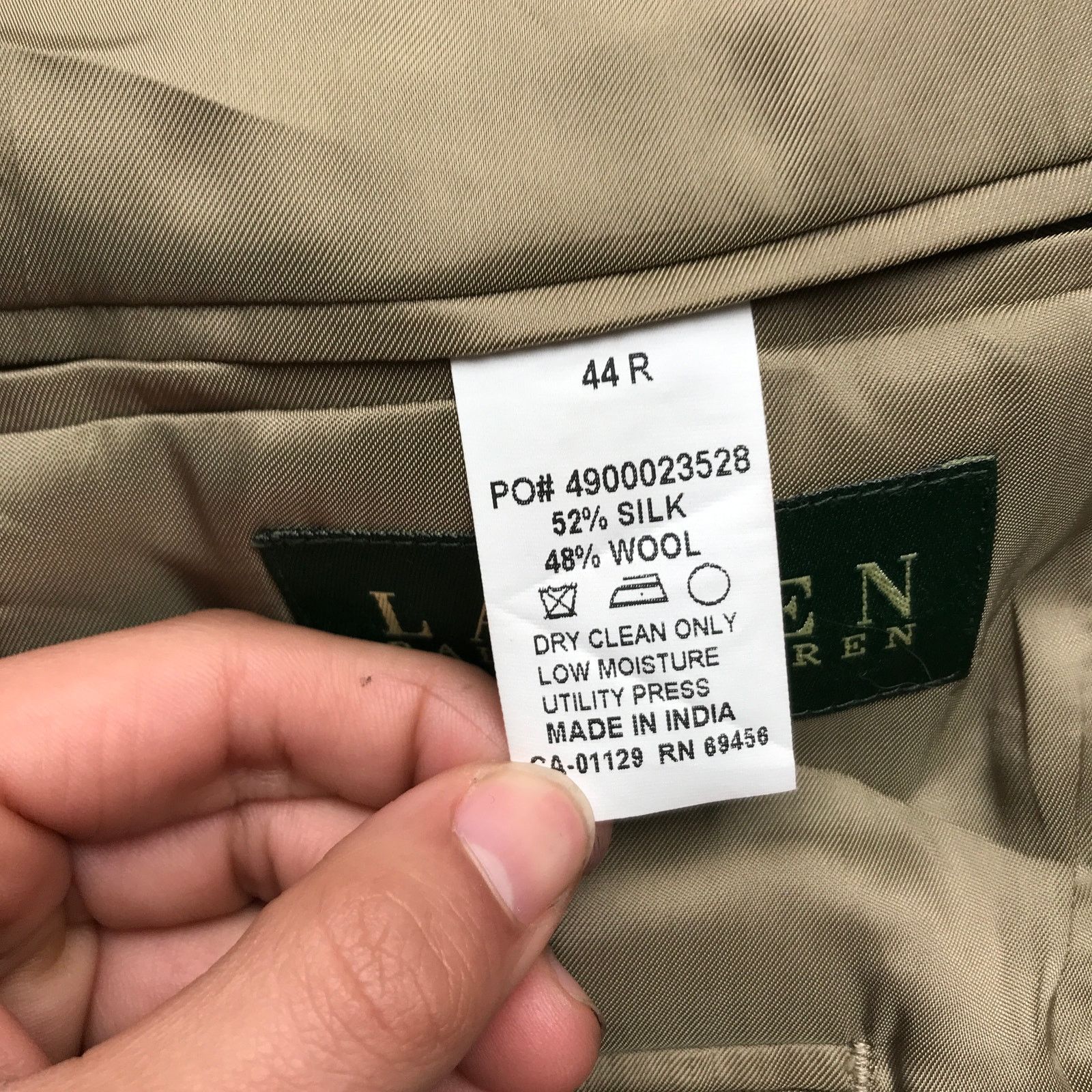 Lauren Ralph Lauren Lauren Ralph Lauren Wool Blend Blazer Sport Coat Men XL 44R Size US XL / EU 56 / 4 - 12 Thumbnail