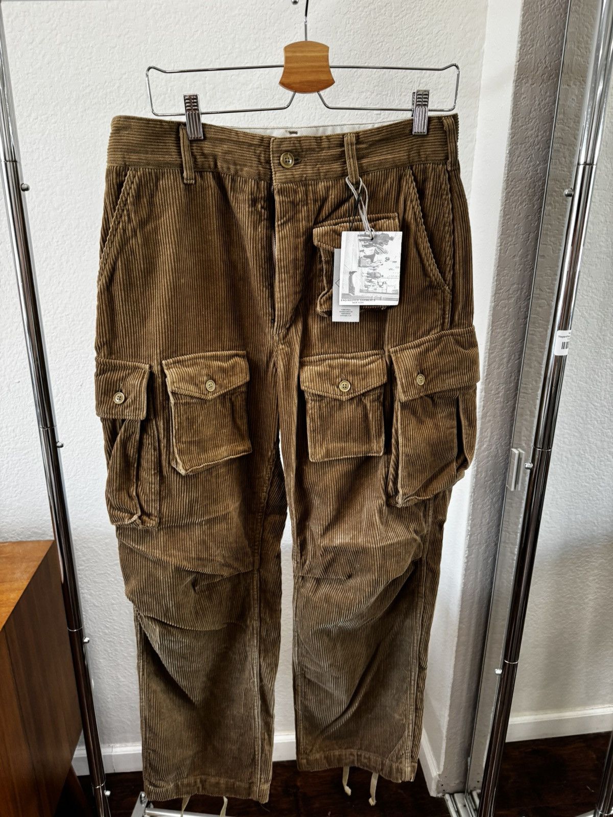 Engineered Garments FW20 FA Pant 8W Corduroy Khaki size S Size US 33 - 2 Thumbnail