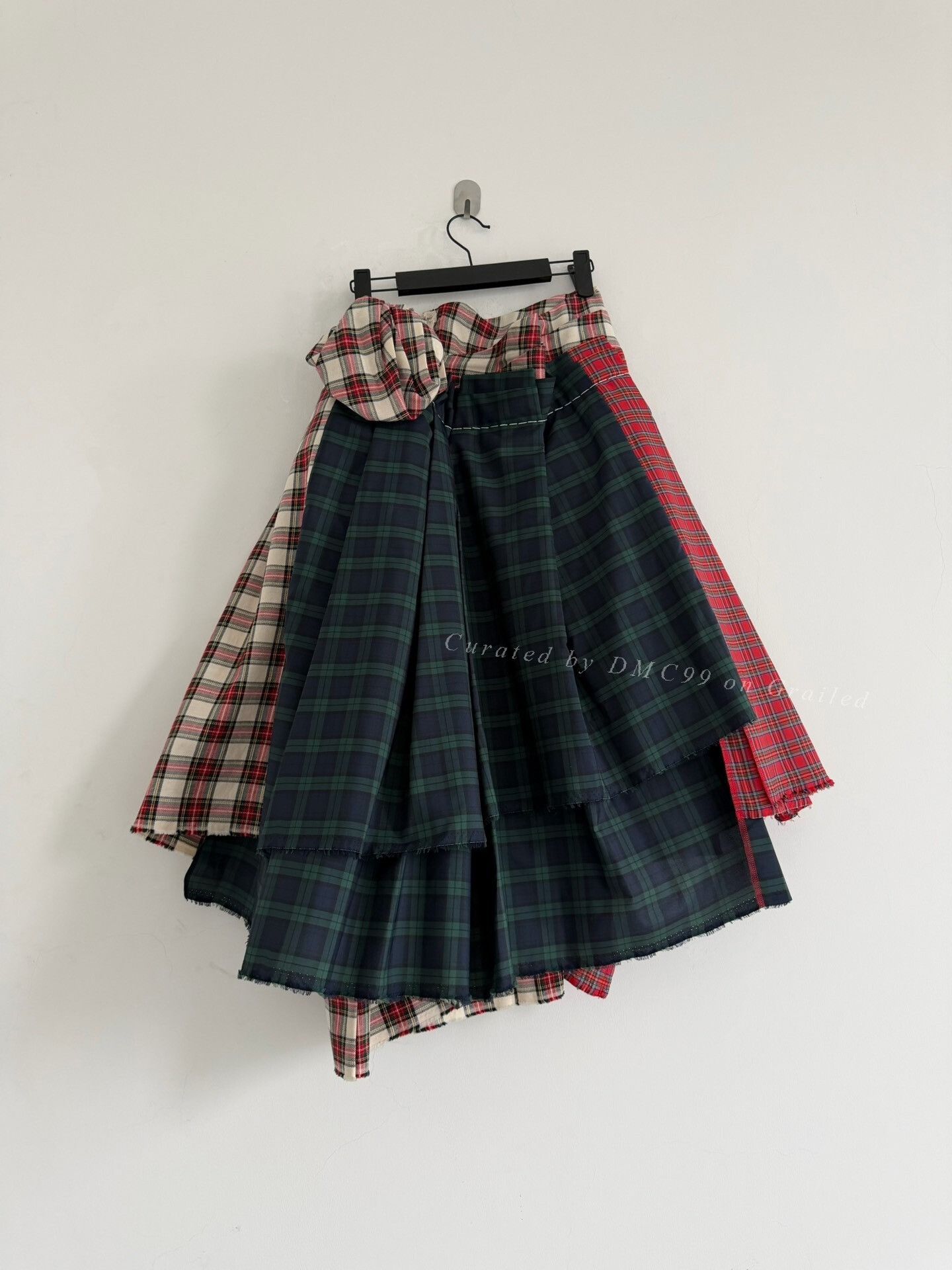 Comme des Garcons Comme des Garçons 2005 Runway Plaid Skirt Size 35" - 1 Thumbnail
