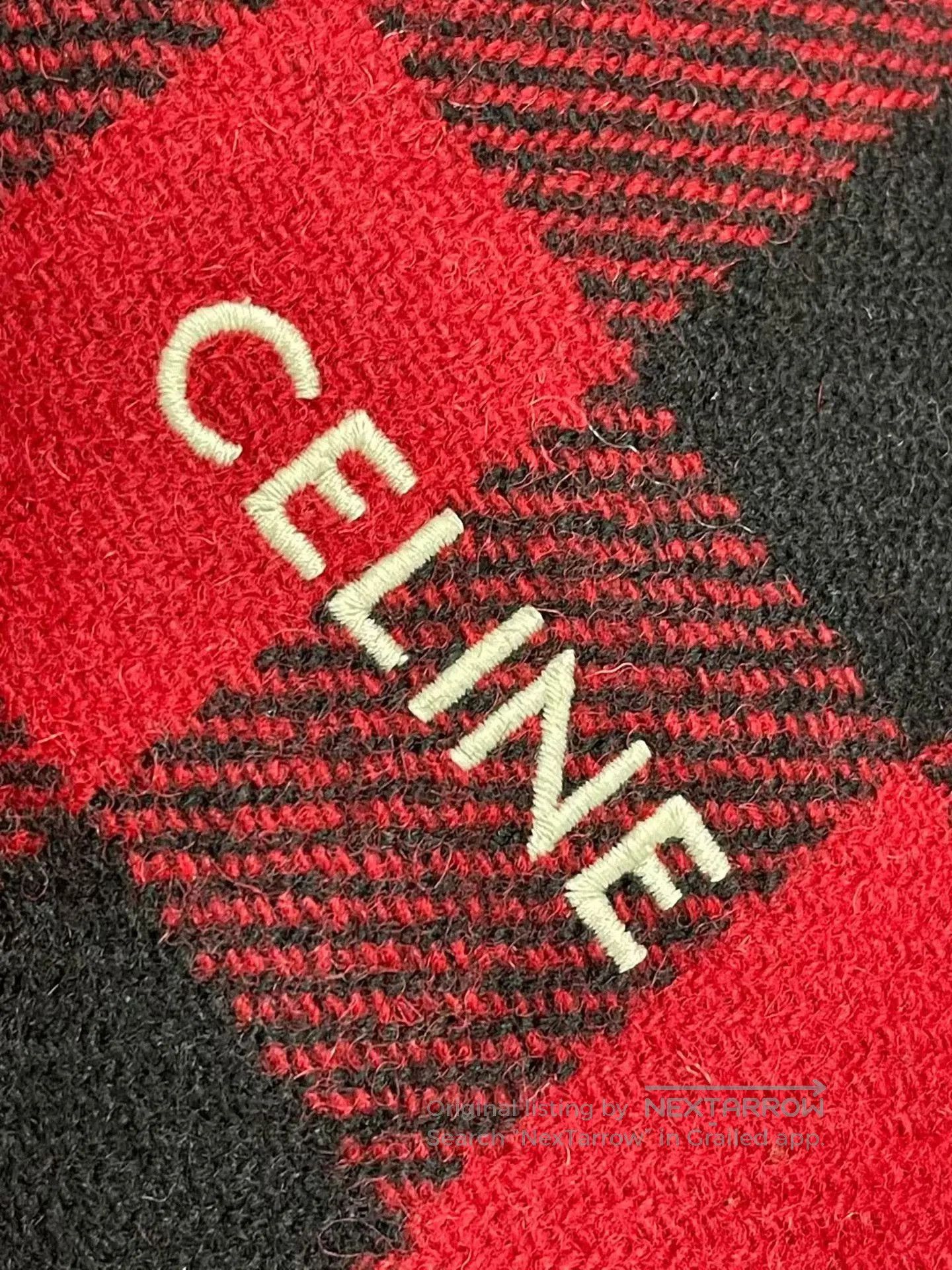 Celine Celine Men's Red Letter Print Zip Jacket. Size US M / EU 48-50 / 2 - 4 Thumbnail