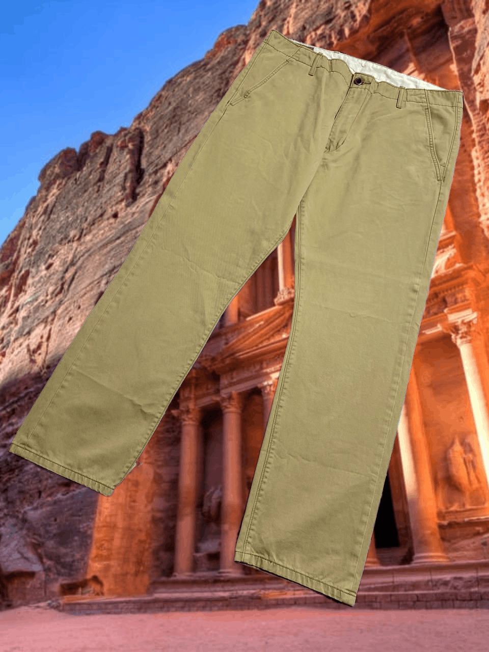 Levi's Denim pants beige vintage jeans Levi's Y2K streetwear Size US 36 / EU 52 - 1 Thumbnail
