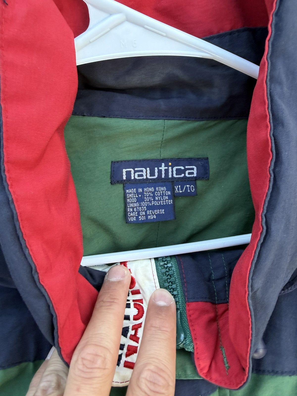 Nautica Vintage Lil Yachty Style Nautica Coat Size US XL / EU 56 / 4 - 4 Thumbnail
