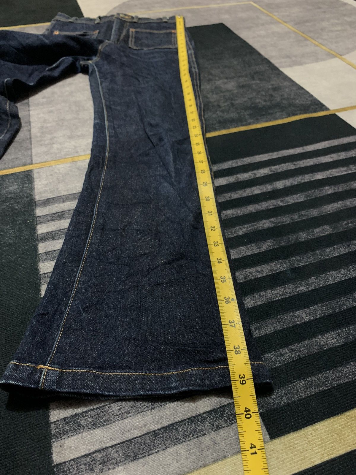 Hysteric Glamour ROSE BUD BOOT CUT DENIM PANTS Size US 27 - 13 Thumbnail