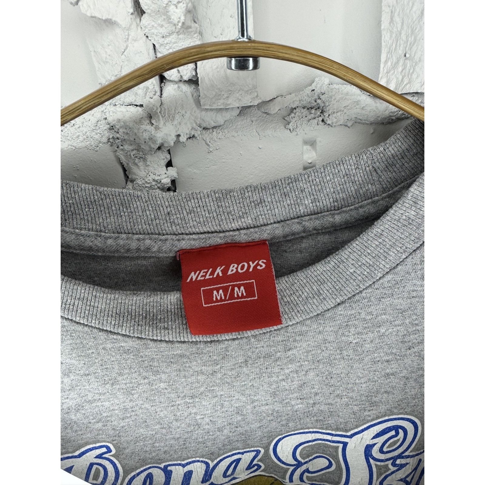 Full Send Nelk Boys Shirt Gray Rona Szn Bear Graphic Tee Streetwear Size US M / EU 48-50 / 2 - 3 Thumbnail