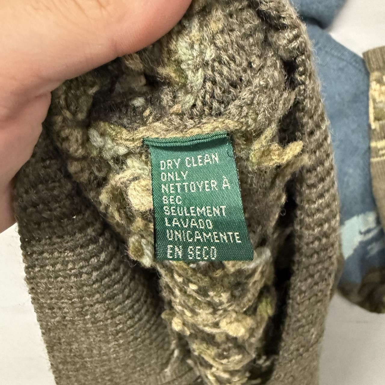 Ralph Lauren Lauren Ralph Lauren Hand Knit Chunky Hooded Wool Sweater XL Size XL / US 12-14 / IT 48-50 - 8 Thumbnail