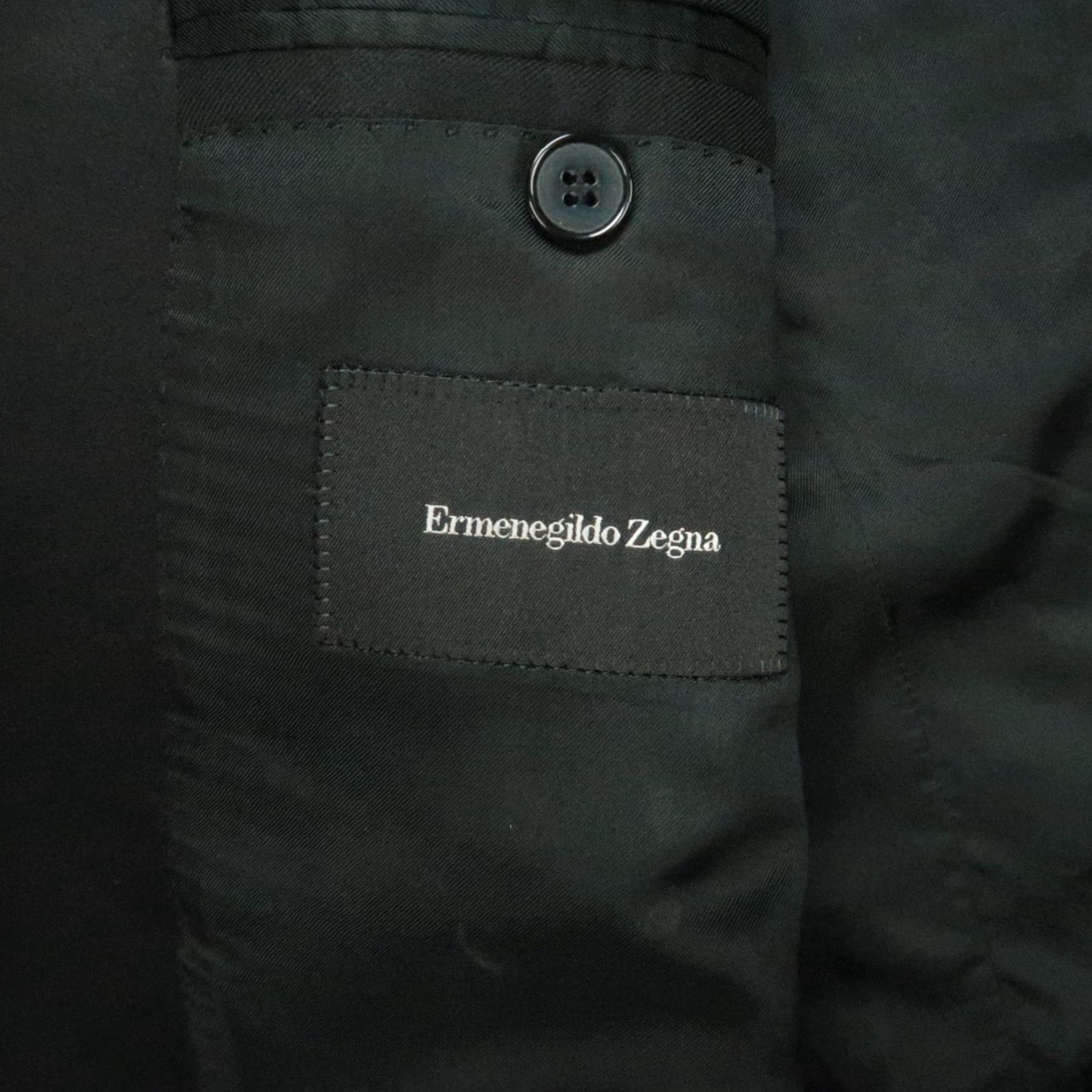 Ermenegildo Zegna Ermenegildo Zegna Blazer Mens 42R Black Wool Tuxedo Formal Suit Jacket Size 42R - 3 Thumbnail