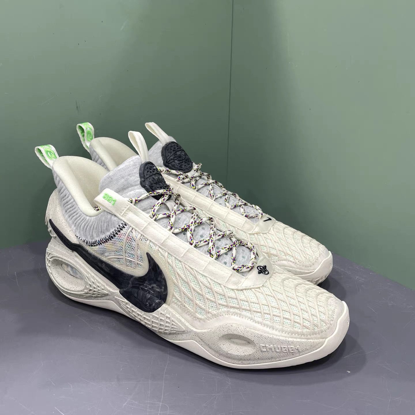 Nike Nike Cosmic Unity 1 "Trash" Off-White Basketball Shoes K15 Size US 14 / EU 47 - 3 Thumbnail
