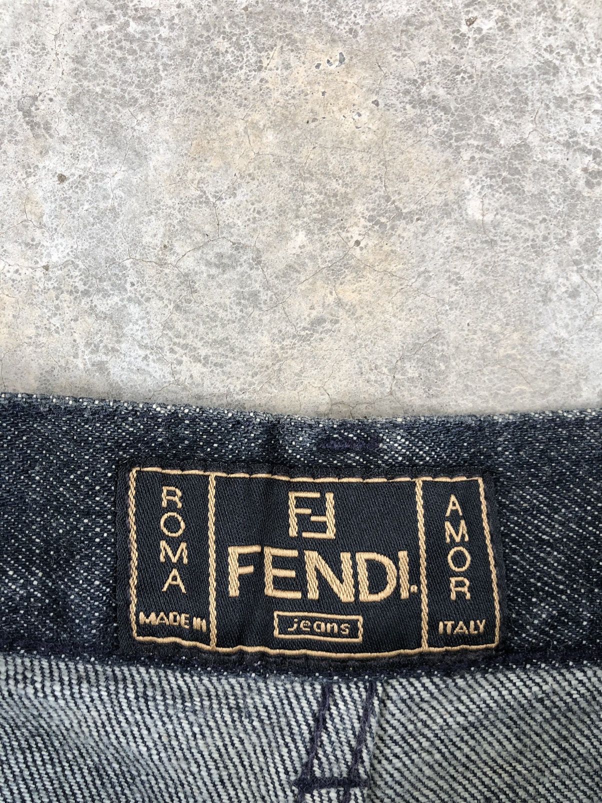 Fendi Rare Fendi Flared Jeans Patchwork Flower Size US 28 / EU 44 - 16 Thumbnail