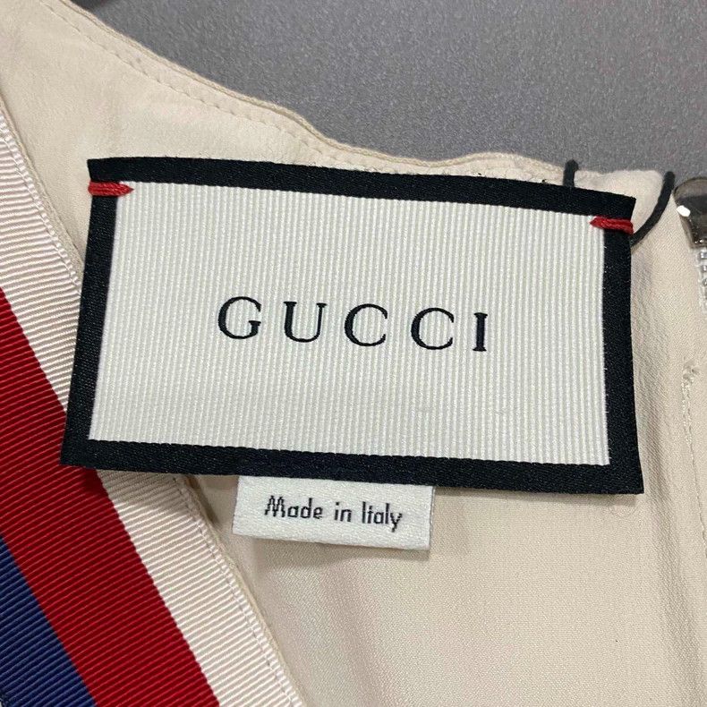 Gucci Gucci V-neck striped webbing dress Size XS / US 0-2 / IT 36-38 - 7 Thumbnail