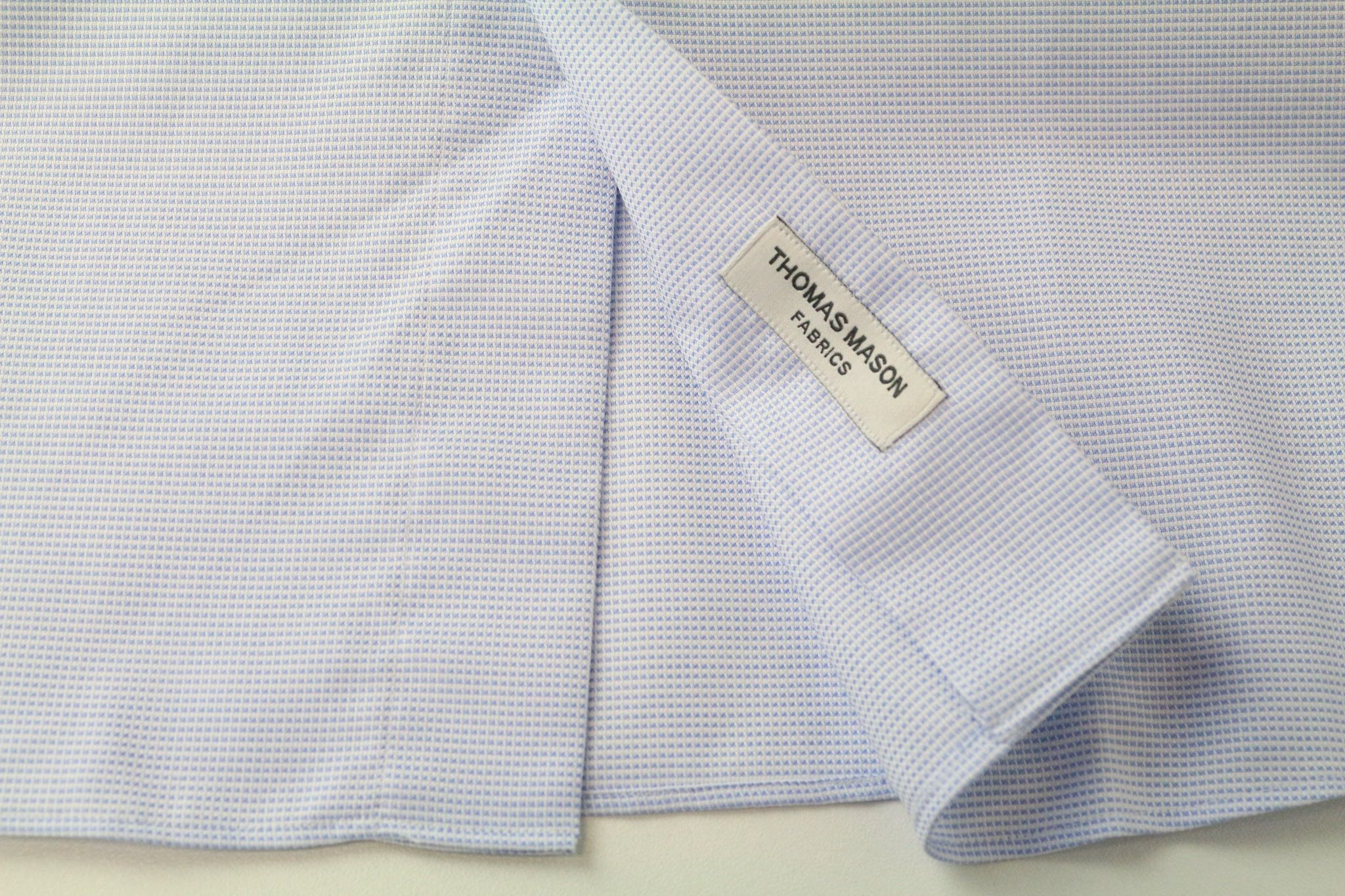 Suitsupply ~L/XL Slim Blue Cotton Patterned Long Sleeve Shirt 77217 Size US L / EU 52-54 / 3 - 5 Thumbnail