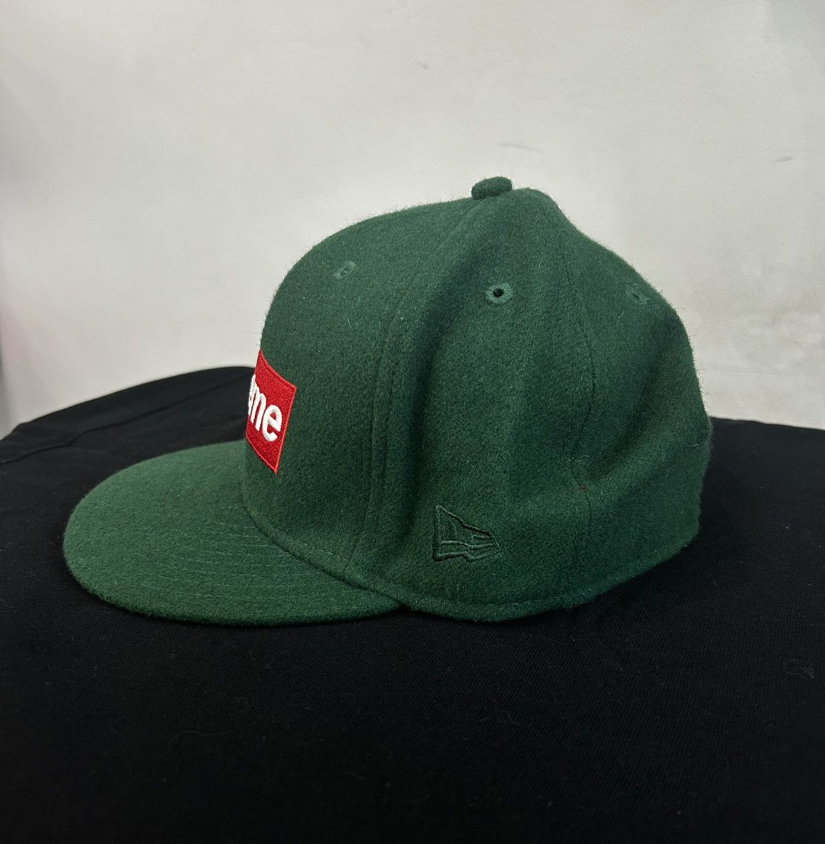 Supreme Supreme Woolrich Box Logo FW10 Green Cap 7 3/8 NEW Size ONE SIZE - 2 Thumbnail