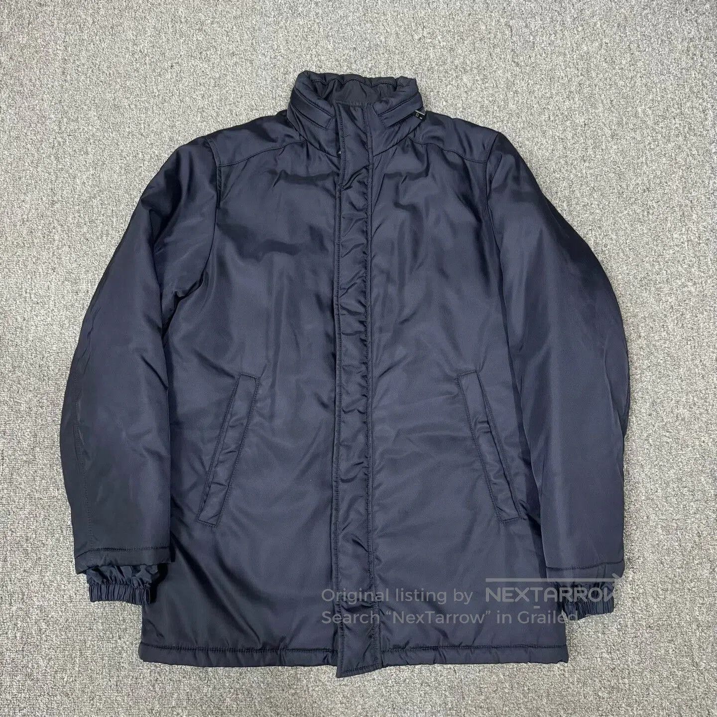 Prada Prada Navy Cotton Puffer Jacket. Size US S / EU 44-46 / 1 - 1 Thumbnail