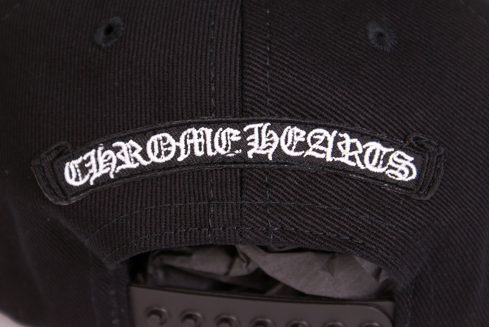 Chrome Hearts 2026 Chrome Hearts RS3 TRIPLE CROSS Denim Baseball Cap Black Size ONE SIZE - 6 Thumbnail