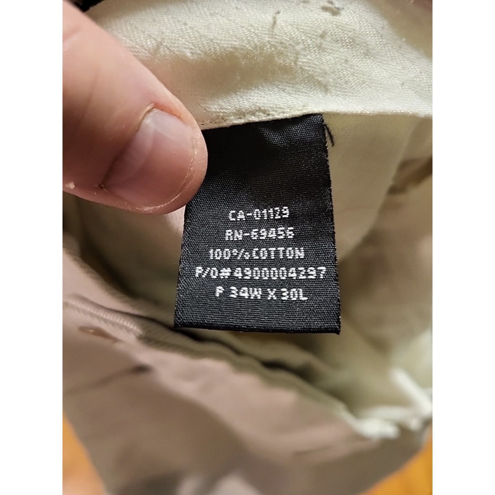 Ralph Lauren Lauren Ralph Lauren Beige Khaki Dress Pants 34x30 Dress Pants Men 34 Beige, Pleated, Pre-owned Size US 34 / EU 50 - 3 Thumbnail