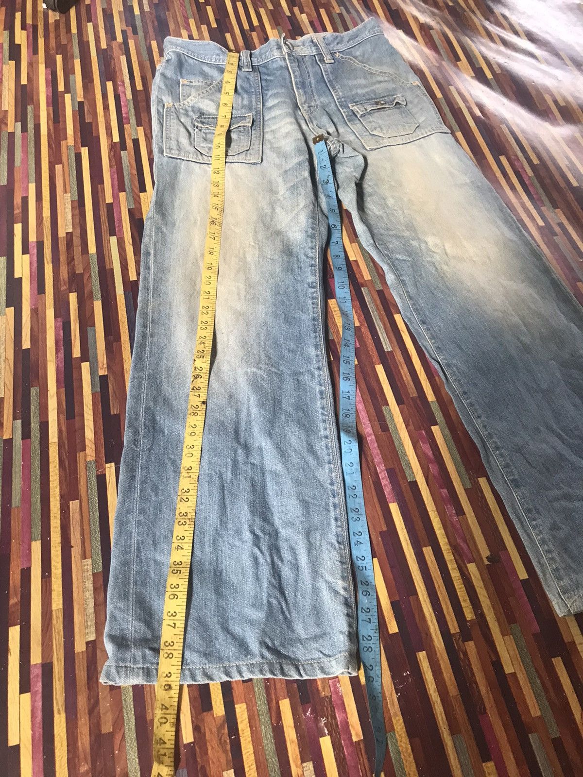 Japanese Brand VTG DENIM PANTS CANNABIS SATIVA Size US 32 / EU 48 - 15 Thumbnail