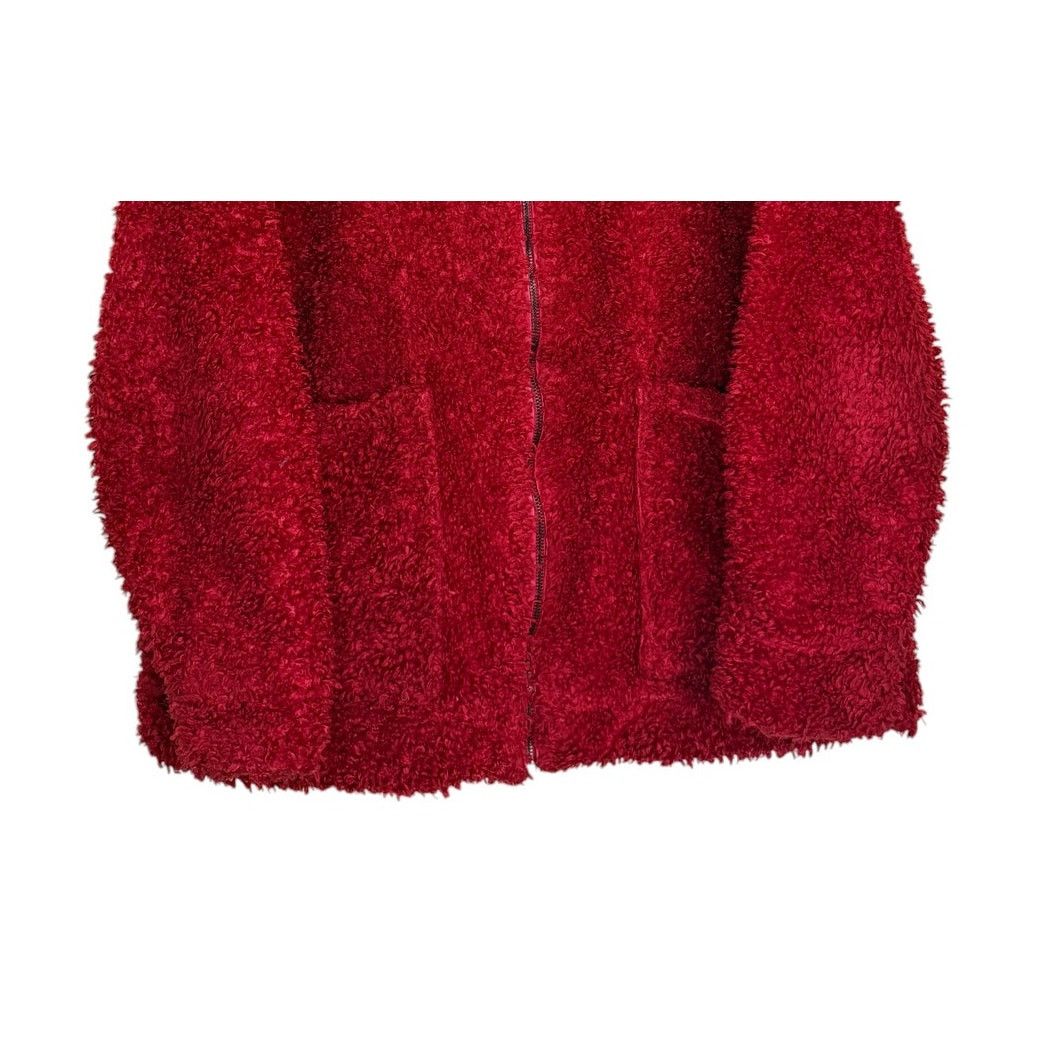 Steve Madden Steve Madden Coat Women X Large Red Shearling Teddy Size XL / US 12-14 / IT 48-50 - 3 Thumbnail