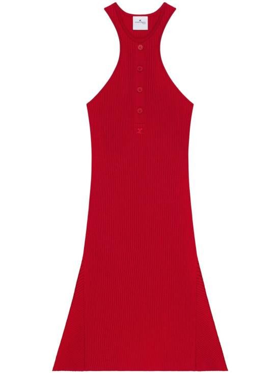 Courreges COURREGES Women Mid Skirts 125MRO572 FI00014015 Red Size XS / US 0-2 / IT 36-38 - 1 Thumbnail