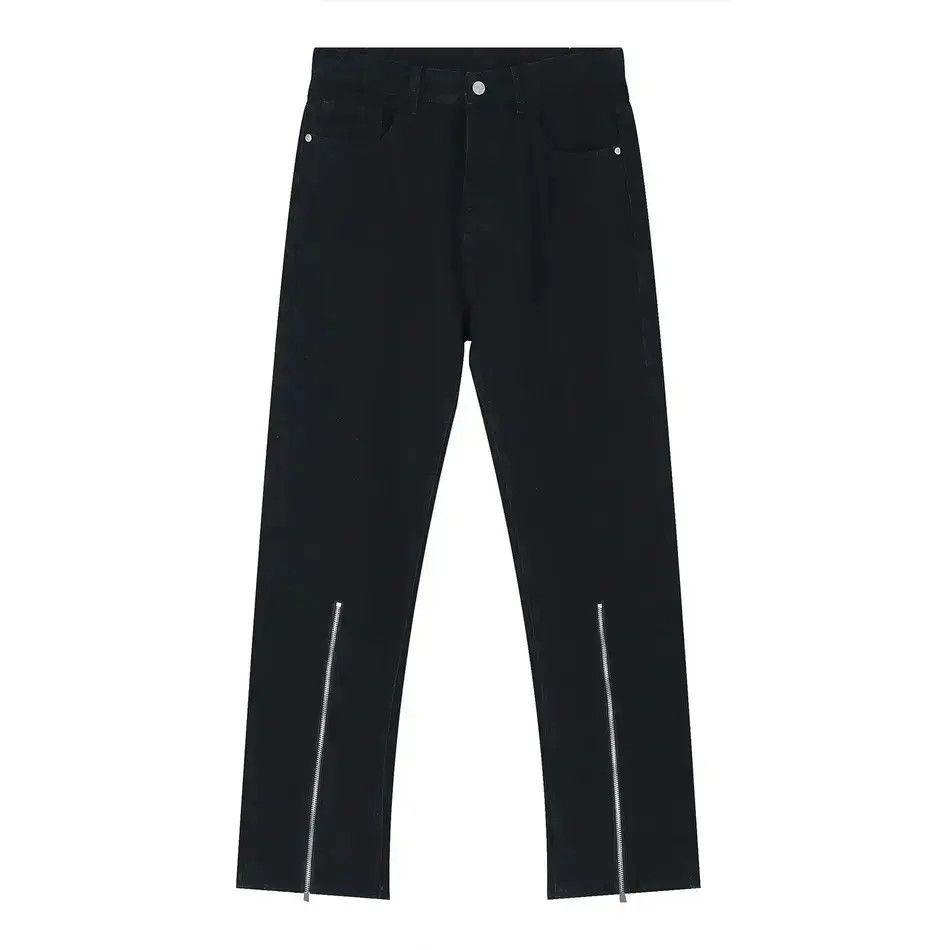 Japanese Brand Retro loose straight zipper jeans Size US 32 / EU 48 - 5 Thumbnail