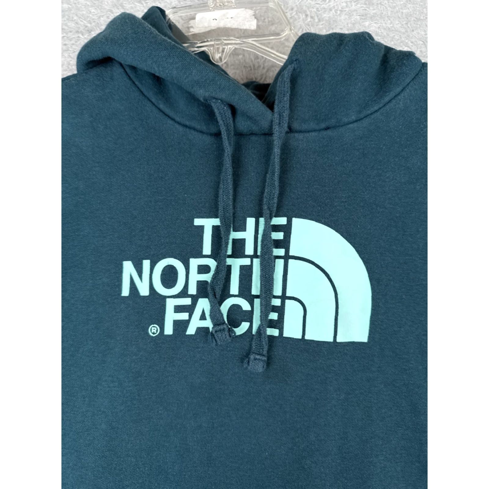 The North Face The North Face Hoodie Womens Large Green Sweatshirt Pullover Cotton Blend Pocket Size L / US 10 / IT 46 - 7 Thumbnail