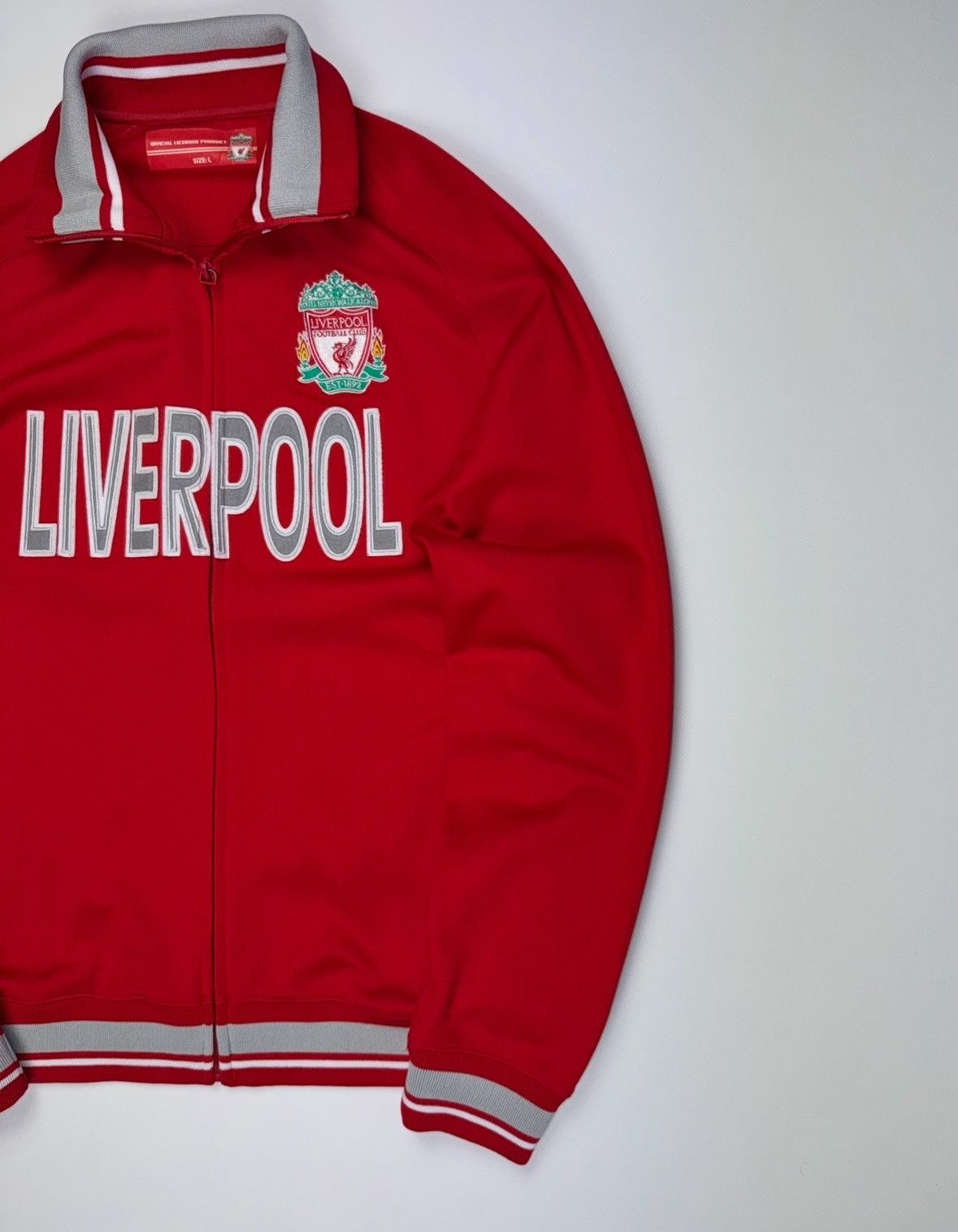 Other Liverpool Y2K Vintage FBC Full zip Jacket Men’s Red football Size US L / EU 52-54 / 3 - 3 Thumbnail