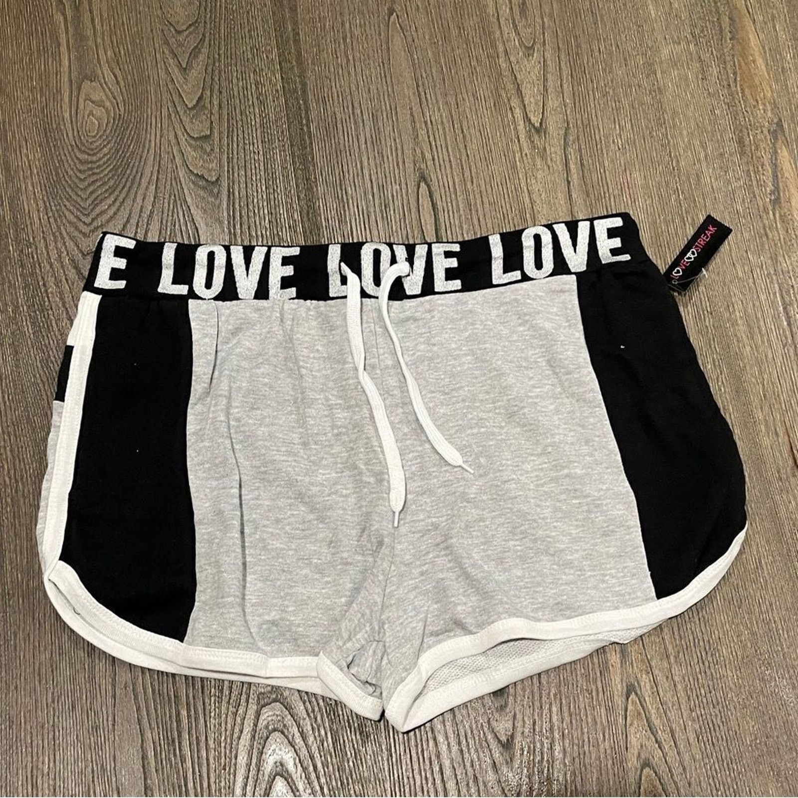 Vintage NWT Love Streak Womens Cotton Track Gym Shorts Size 2X Size 35" - 1 Thumbnail