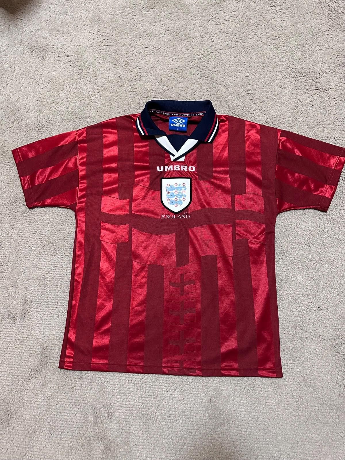 Umbro England 1997/99 Umbro Vintage Football Shirt Soccer Jersey Size US M / EU 48-50 / 2 - 1 Thumbnail
