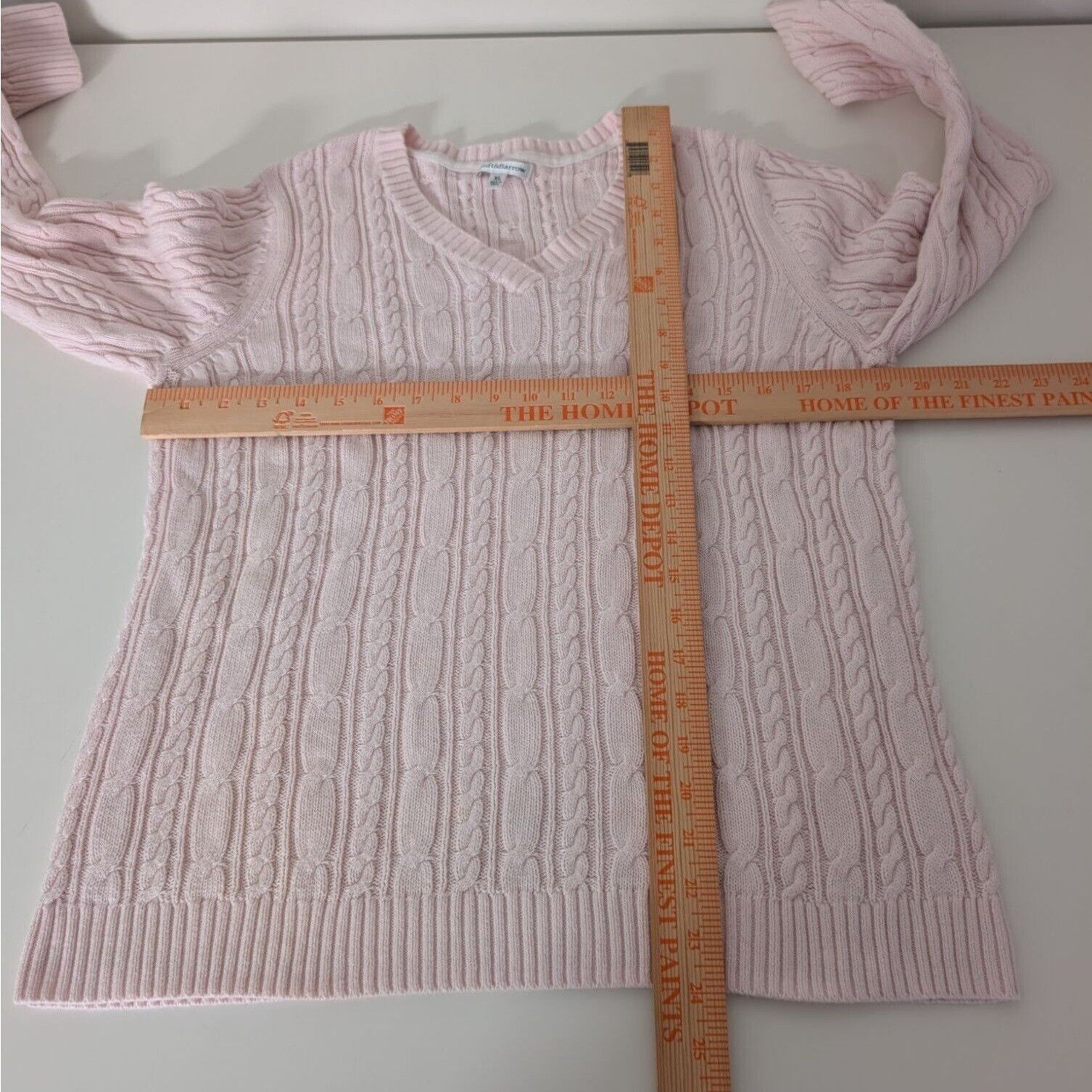 Croft & Barrow Croft & Barrow Cable Knit Sweater Womens Size XL Baby Pink Size XL / US 12-14 / IT 48-50 - 6 Thumbnail