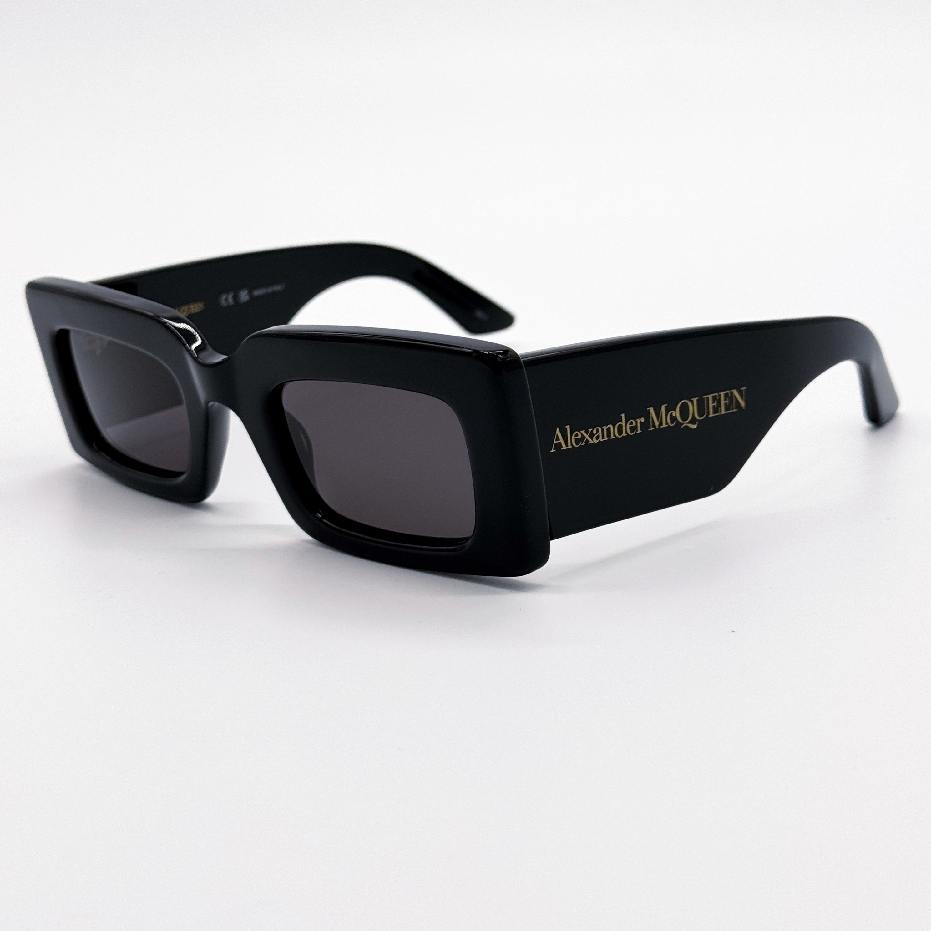 Alexander McQueen NEW ALEXANDER MCQUEEN SUNGLASSES WOMEN SQUARE AM0433S 001 Size ONE SIZE - 5 Thumbnail