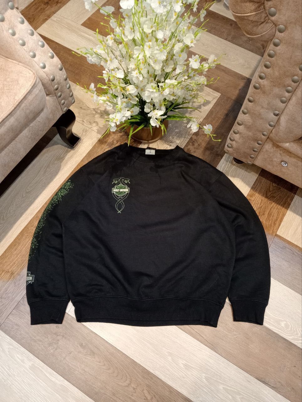 Harley Davidson VINTAGE HARLEY DAVIDSON 2013 H-D BRUNSWICK AUS SWEATSHIRT Size US L / EU 52-54 / 3 - 1 Thumbnail
