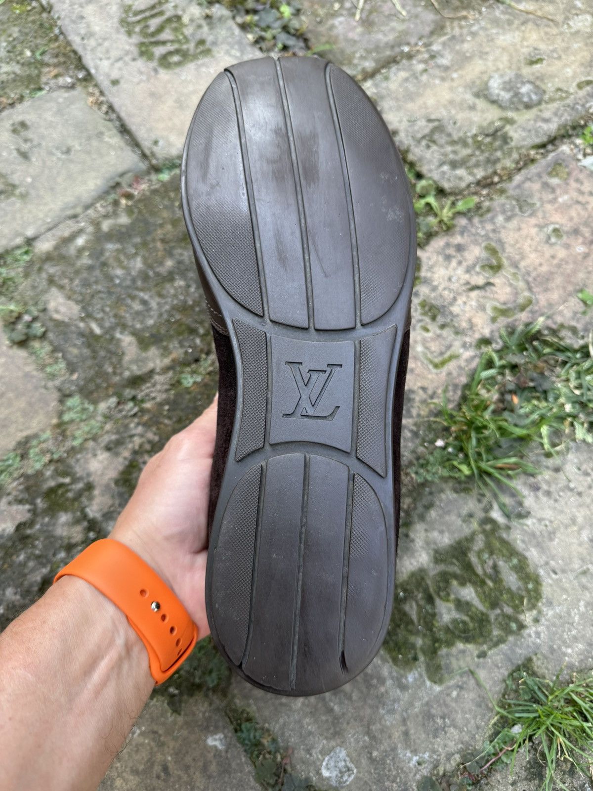 Louis Vuitton 🔥Louis Vuitton🔥(GO-0046)Damier Sneakers Canvas Leather/Suede Size US 9.5 / EU 42-43 - 17 Thumbnail
