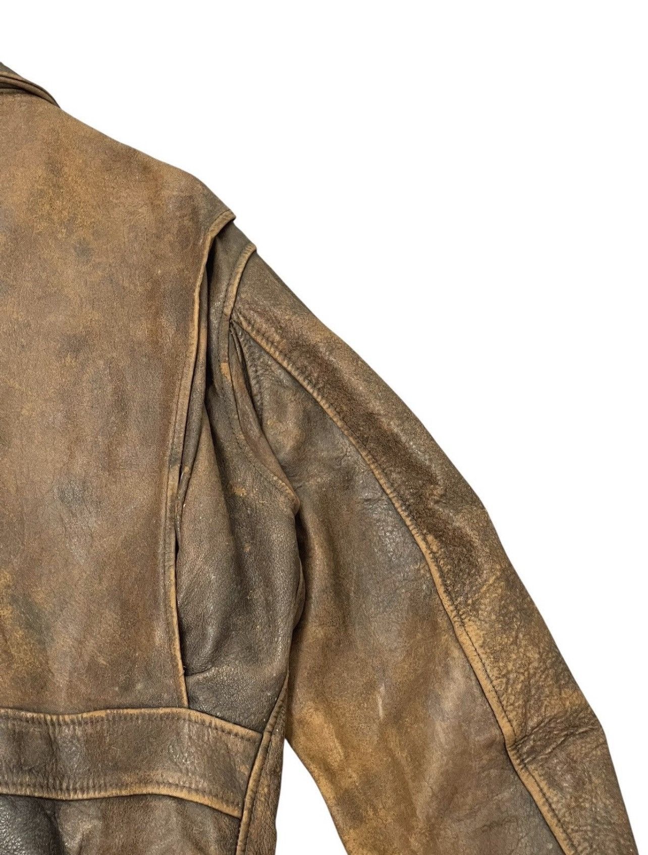 Avirex Vtg 80s Avirex USA Typ G2 Raider Leather Jacket Macgyver 2🟦 Size US L / EU 52-54 / 3 - 16 Thumbnail