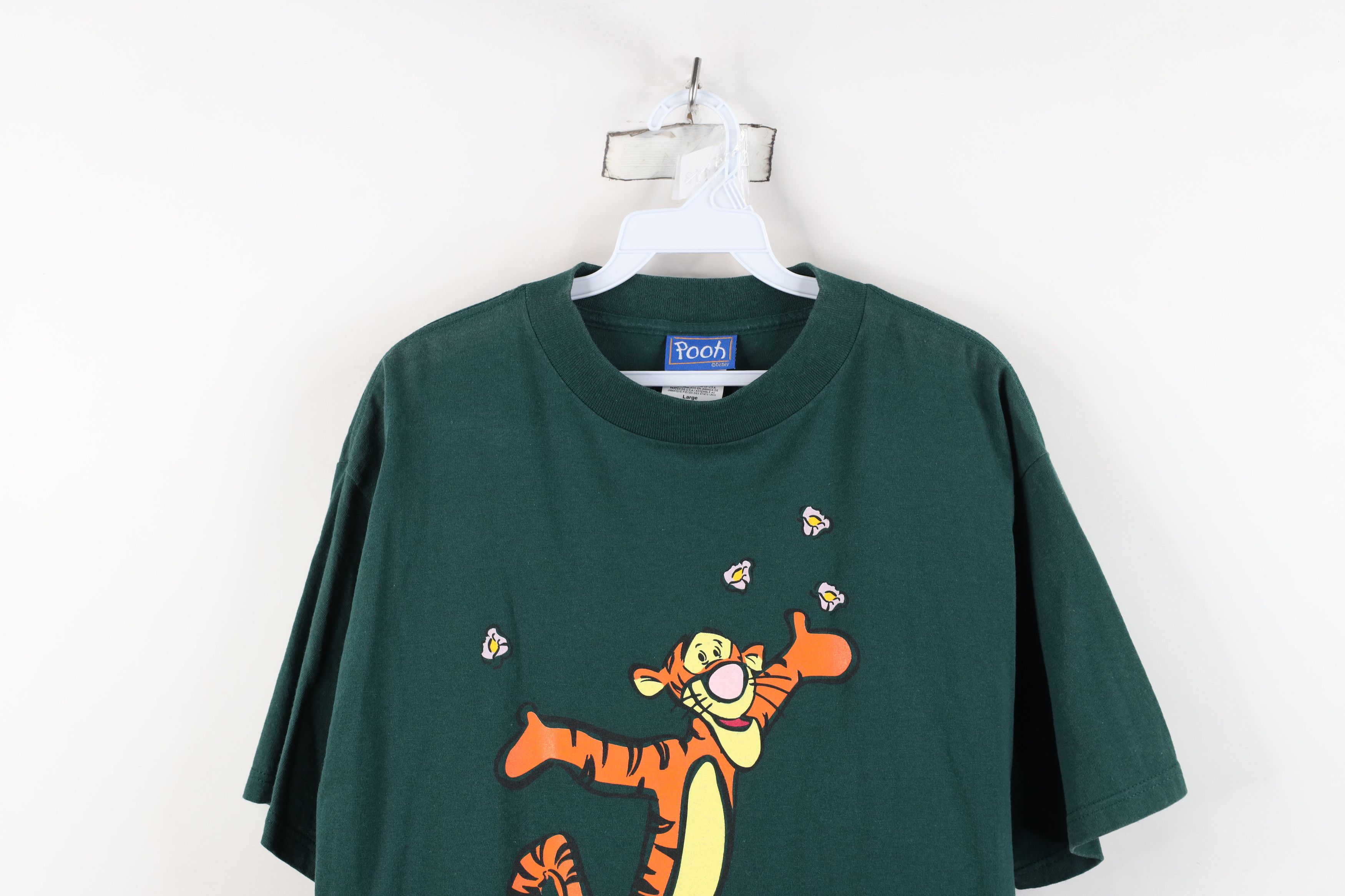 Disney Vintage 90s Disney Winnie the Pooh Tigger Bounce T-Shirt Size US L / EU 52-54 / 3 - 2 Thumbnail