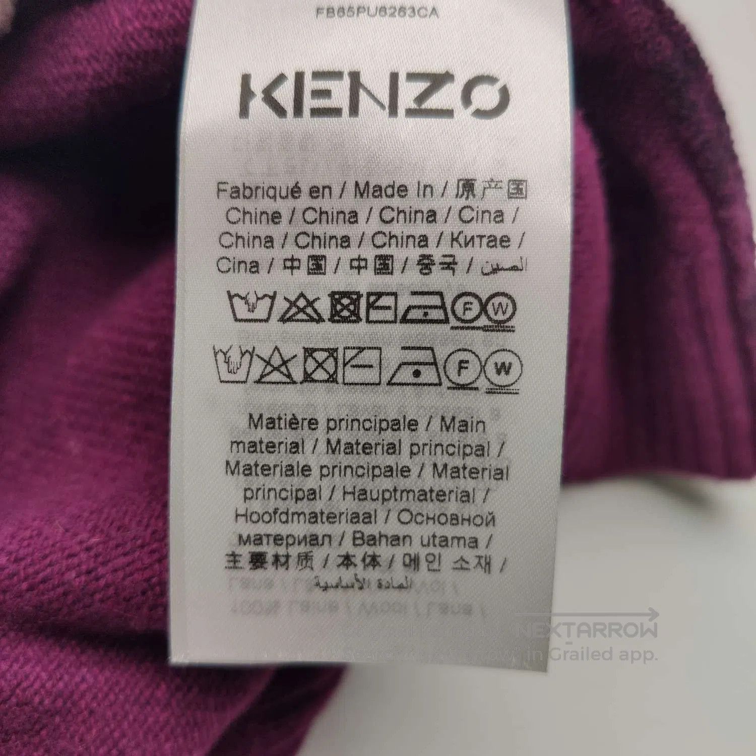 Kenzo Kenzo Checkered Crew Neck Sweater L. Size US M / EU 48-50 / 2 - 6 Thumbnail