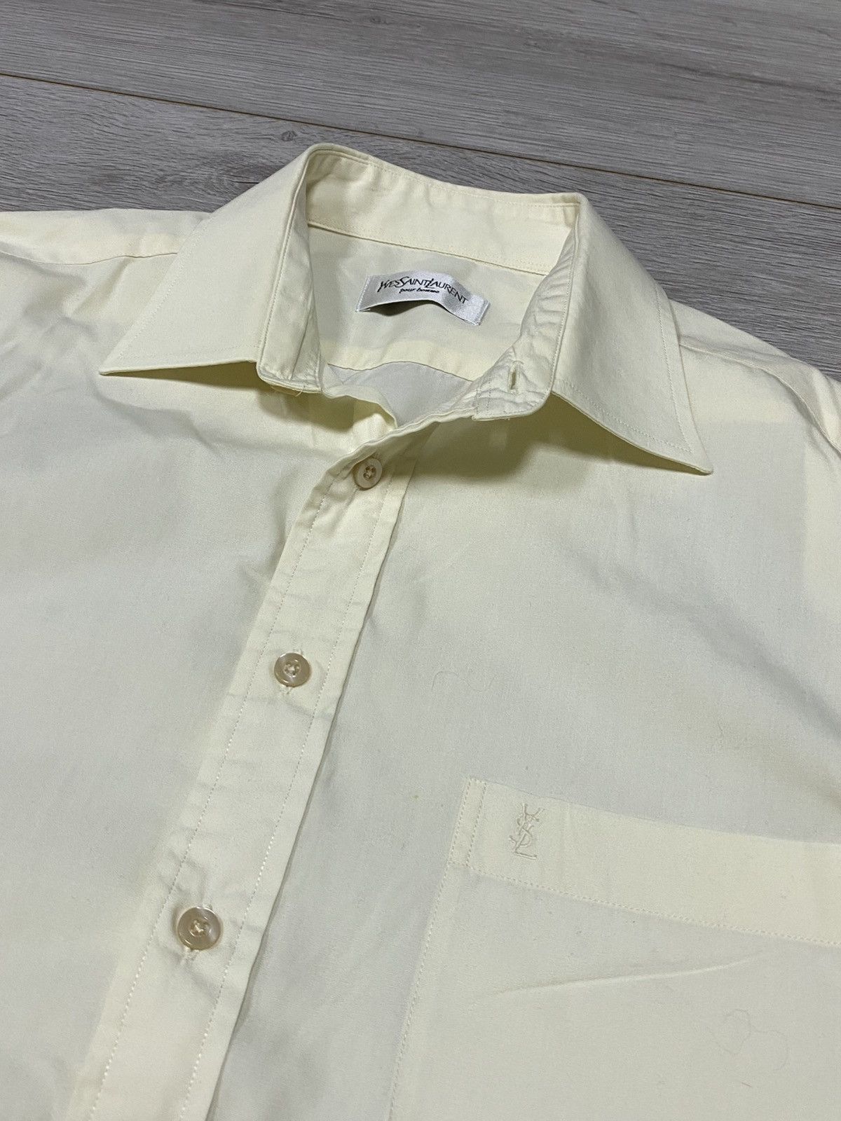 Yves Saint Laurent Yves Saint Laurent pocket shirt buttons YSL Size US L / EU 52-54 / 3 - 1 Thumbnail