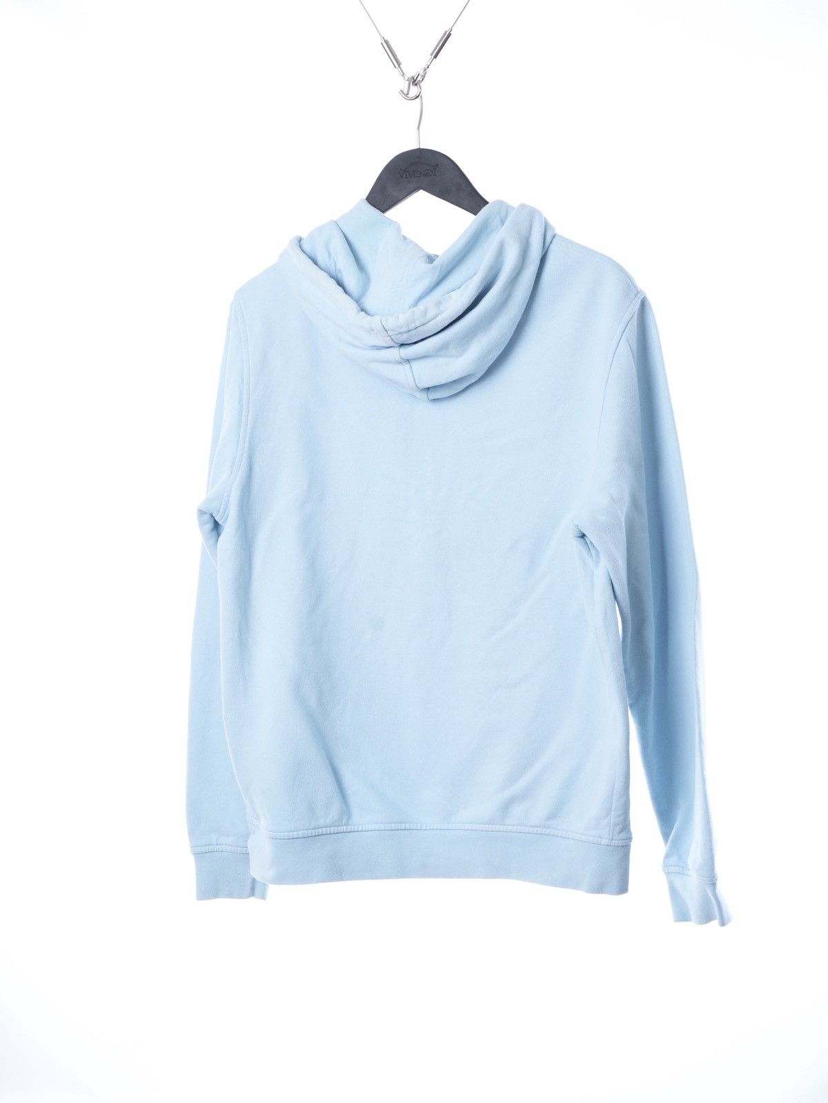Belstaff Belstaff Light Blue Logo Drawstring Hoodie Size US L / EU 52-54 / 3 - 8 Thumbnail