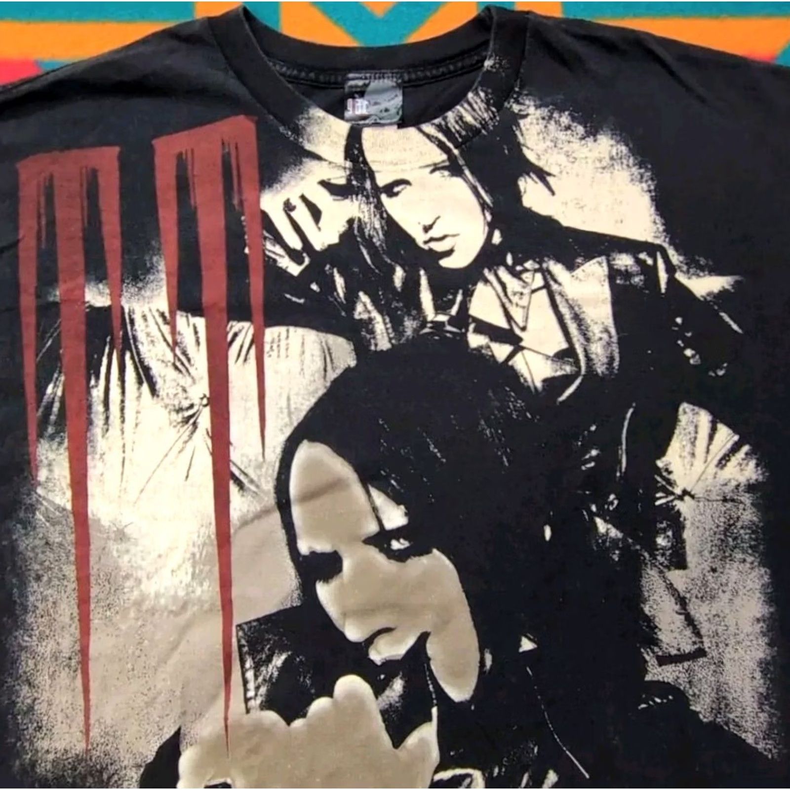 Doublet VINTAGE Marilyn Manson Shirt Black XL Double Sided Goth Punk Band Metal Y2K Mens Size US XL / EU 56 / 4 - 3 Thumbnail