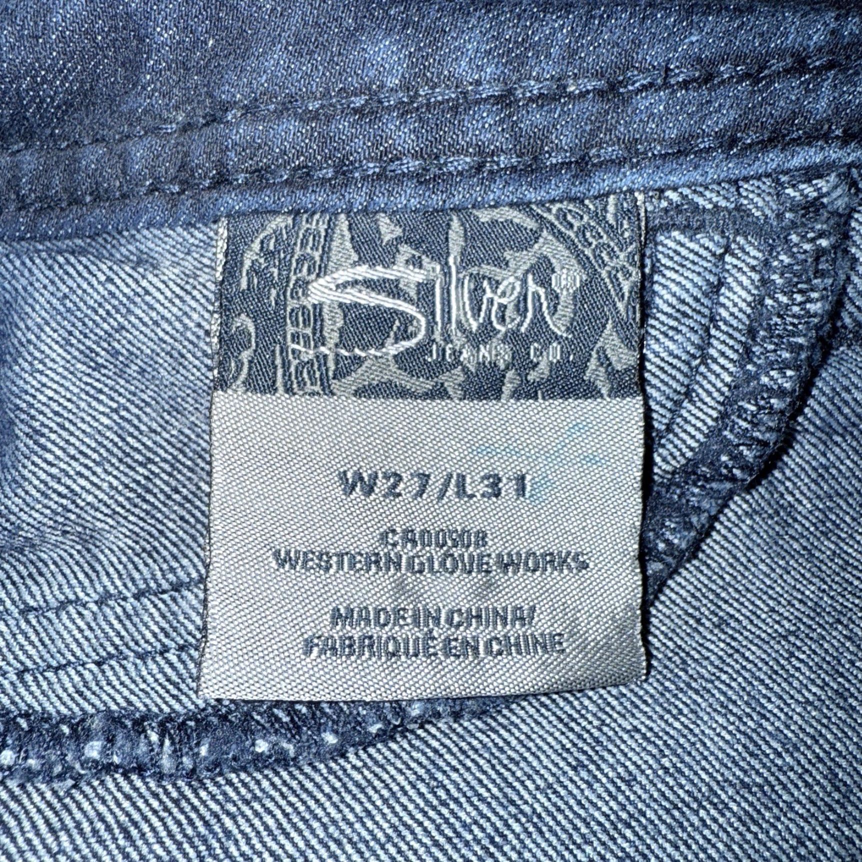 Silver Jeans Co. SILVER JEANS Suki Jogging Jeans Blue Womens Size 27x31 Metal Theme Size 27" / US 4 / IT 40 - 4 Thumbnail