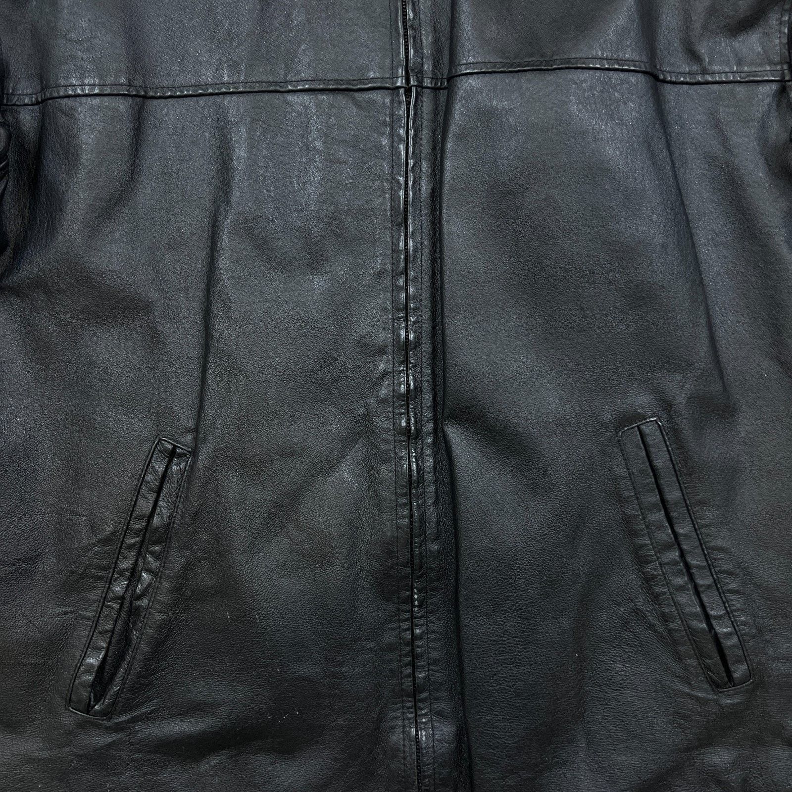Vintage Vintage Pelle Cuir Leather Jacket 2XL Leather Quilted Lined Size US XXL / EU 58 / 5 - 3 Thumbnail